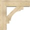 Ekena Millwork Merced Block Rough Sawn Bracket w/ Offset Brace, Douglas Fir, 8"W x 28"D x 28"H BKT0806X28X28MRC05RDF - alternate 4